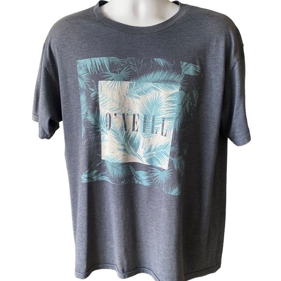 O’neilll Surf Hawaiian Leaves Premium Tee Shirt Men L Large - Picture 1 of 5